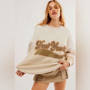 NWOT Free People Bali Drifter Sweatshirt